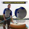 image:imageBody Glove Pro3 Men Shorty Spring Wetsuit 21mm  Back Zip  Quadra Flex 4 Way Stretch  Thermal Lightweight Performance  for Surfing Bodyboarding Swimming Snorkeling and Scuba DivingNavy