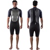 image:imageBody Glove Pro3 Men Shorty Spring Wetsuit 21mm  Back Zip  Quadra Flex 4 Way Stretch  Thermal Lightweight Performance  for Surfing Bodyboarding Swimming Snorkeling and Scuba DivingBlack