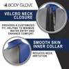 image:imageBody Glove Pro3 Men Shorty Spring Wetsuit 21mm  Back Zip  Quadra Flex 4 Way Stretch  Thermal Lightweight Performance  for Surfing Bodyboarding Swimming Snorkeling and Scuba DivingNavy