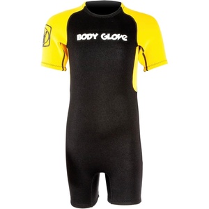 image:imageBody Glove Childs Back Zip Pro 3 Spring Suit Kids Suit Girls Swim Wear Shorty Sleeve Neoprene Open Water Thermal ShortyYELLOWBLACK