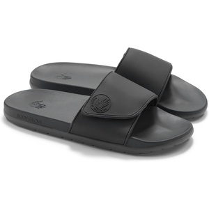 image:imageBody Glove Mens Slides Cushioned Slideon Sandal Slippers with Padded Adjustable StrapSlate