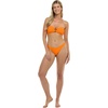 image:imageBody Glove Womens Athena Low Rise Cheeky Bikini Bottom SwimsuitComo Textured Orange