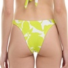image:imageBody Glove Womens Athena Low Rise Cheeky Bikini Bottom SwimsuitShade Leaf Print