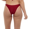 image:imageBody Glove Womens Smoothies Athena Solid Low Rise Cheeky Bikini Bottom SwimsuitCranberry