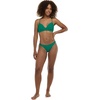 image:imageBody Glove Womens Smoothies Athena Solid Low Rise Cheeky Bikini Bottom SwimsuitViridian Green