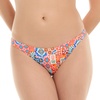 image:imageBody Glove Womens Athena Low Rise Cheeky Bikini Bottom SwimsuitFestvie Geo Print