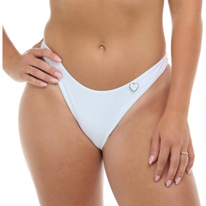 image:imageBody Glove Womens Smoothies Athena Solid Low Rise Cheeky Bikini Bottom SwimsuitWhite Snow