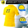 image:imageBody Glove Wetsuit Co Junior Basic Fitted Short Arm Rash GuardYellow