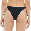 image:imageBody Glove Womens Valerie LowRise TieSide Bikini Bottom Swimwear  Medium Coverage Ruched BackBlack