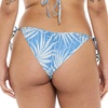 image:imageBody Glove Womens Valerie LowRise TieSide Bikini Bottom Swimwear  Medium Coverage Ruched BackDenim Palm