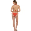 image:imageBody Glove Womens Valerie LowRise TieSide Bikini Bottom Swimwear  Medium Coverage Ruched BackPoppy