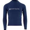 image:imageBody Glove Mens Rash Guard  UPF 50 Quick Dry Fitted Long Sleeve Swim Shirt SXXLNavy