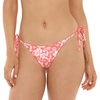 image:imageBody Glove Womens Valerie LowRise TieSide Bikini Bottom Swimwear  Medium Coverage Ruched BackSunkissed Bloom