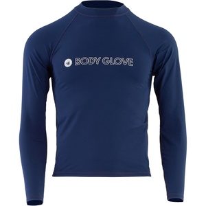 image:imageBody Glove Mens Rash Guard  UPF 50 Quick Dry Fitted Long Sleeve Swim Shirt SXXLNavy