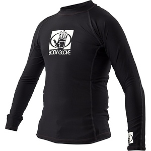 image:imageBody Glove Wetsuit Co Junior Basic Fitted Long Arm Rash GuardBlack