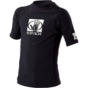 image:imageBody Glove Wetsuit Co Junior Basic Fitted Short Arm Rash GuardBlack