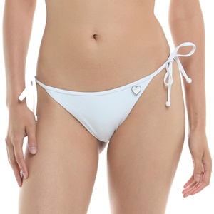 image:imageBody Glove Womens Valerie LowRise TieSide Bikini Bottom Swimwear  Medium Coverage Ruched BackSnow White