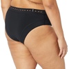 image:imageBody Glove Womens Marlee Plus Size High Waist Bikini Bottom Swimsuit Available in Sizes 1x2X3XBlack Laser Cut