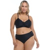 image:imageBody Glove Womens Retro Plus Size High Waist Bikini Bottom SwimsuitBlack