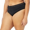 image:imageBody Glove Womens Marlee Plus Size High Waist Bikini Bottom Swimsuit Available in Sizes 1x2X3XBlack Laser Cut