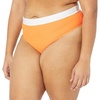 image:imageBody Glove Womens Marlee Plus Size High Waist Bikini Bottom Swimsuit Available in Sizes 1x2X3XRipple Orange Texture