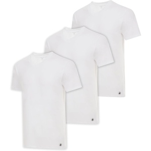 image:imageBody Glove Mens 3 Pack T Shirts Cool Plain Undershirts and Gym Tshirts Multipack White Tees3pk White Vneck