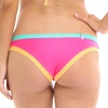 image:imageBody Glove Womens Audrey Low Rise Bikini Bottom SwimsuitBubble Gum Colorblock