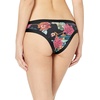 image:imageBody Glove Womens Audrey Low Rise Bikini Bottom SwimsuitCleo Black Floral Rib