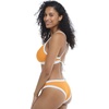image:imageBody Glove Womens Audrey Low Rise Bikini Bottom SwimsuitSunny Orange Texture