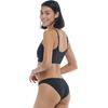 image:imageBody Glove Womens Basic Fuller Coverage Bikini Bottom SwimsuitBlack Laser Cut