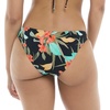image:imageBody Glove Womens Basic Fuller Coverage Bikini Bottom SwimsuitHamoa Black Floral Print
