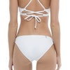 image:imageBody Glove Womens Basic Fuller Coverage Bikini Bottom SwimsuitWhite Laser Cut