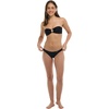 image:imageBody Glove Womens Smoothes Surf Rider Solid Fuller Coverage Bikini Bottom Swimsuit with Clean Finish FrontBlack