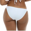 image:imageBody Glove Womens Smoothes Surf Rider Solid Fuller Coverage Bikini Bottom Swimsuit with Clean Finish FrontWhite Snow