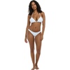 image:imageBody Glove Womens Smoothes Surf Rider Solid Fuller Coverage Bikini Bottom Swimsuit with Clean Finish FrontWhite Snow