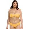 image:imageBody Glove Womens Smoothies Nuevo Contempo Solid Full Coverage Bikini Bottom SwimsuitCanary