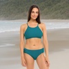 image:imageBody Glove Womens Smoothies Nuevo Contempo Solid Full Coverage Bikini Bottom SwimsuitKingfisher