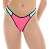 image:imageBody Glove Womens Straight Up Bikini Bottom  High Hip Medium Coverage Scoop FrontGroove Bubble Gum