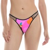 image:imageBody Glove Womens Straight Up Bikini Bottom  High Hip Medium Coverage Scoop FrontGroove Primal Abstract