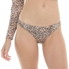 image:imageBody Glove Womens Surf Rider Fuller Coverage Bikini Bottom Swimsuit with Clean Finish FrontPrimal Leopard Print