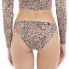 image:imageBody Glove Womens Surf Rider Fuller Coverage Bikini Bottom Swimsuit with Clean Finish FrontPrimal Leopard Print