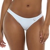 image:imageBody Glove Womens Smoothes Surf Rider Solid Fuller Coverage Bikini Bottom Swimsuit with Clean Finish FrontWhite Snow