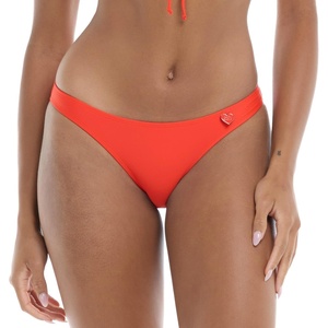 image:imageBody Glove Smoothies Basic Solid Fuller Coverage Bikini Bottom Swimsuit Poppy Red