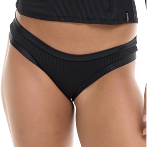image:imageBody Glove Womens Audrey Low Rise Bikini Bottom SwimsuitBlack Ibiza Rib