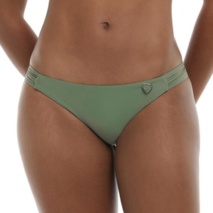 image:imageBody Glove Womens Smoothes Surf Rider Solid Fuller Coverage Bikini Bottom Swimsuit with Clean Finish FrontCactus