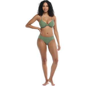 image:imageBody Glove Womens Smoothies Nuevo Contempo Solid Full Coverage Bikini Bottom SwimsuitCactus