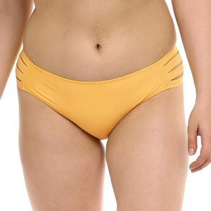 image:imageBody Glove Womens Smoothies Nuevo Contempo Solid Full Coverage Bikini Bottom SwimsuitCanary