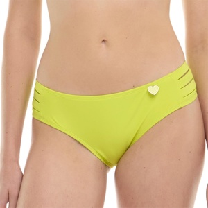 image:imageBody Glove Womens Smoothies Nuevo Contempo Solid Full Coverage Bikini Bottom SwimsuitKey Lime