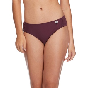 image:imageBody Glove Womens Smoothies Nuevo Contempo Solid Full Coverage Bikini Bottom SwimsuitPorto