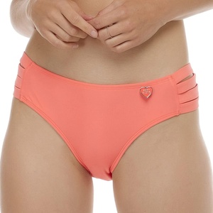 image:imageBody Glove Womens Smoothies Nuevo Contempo Solid Full Coverage Bikini Bottom SwimsuitSunset